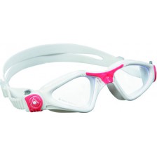 Aqua Sphere Kayenne Dames zwembril transparante lens wit-rood